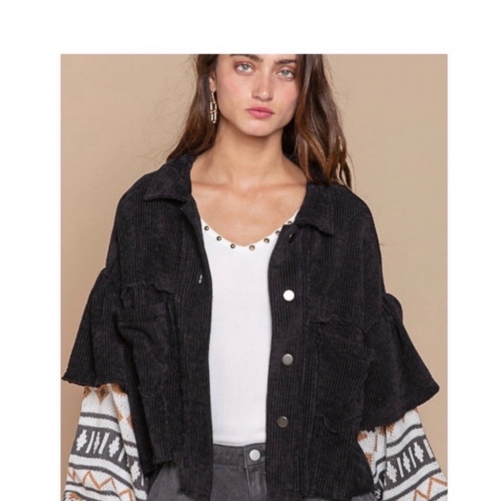 $40 start 286💜💜POL corduroy oversized jacket - Picture 5 of 6